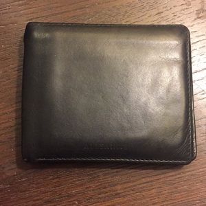 All Saints classic black wallet